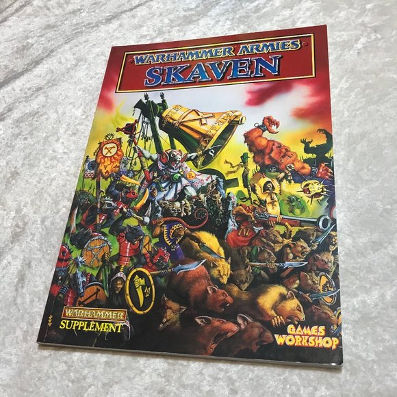 Retro Games Workshop Warhammer Fantasy Armies Skaven Book 1993 Edition GUC 0135 - Picture 4 of 12